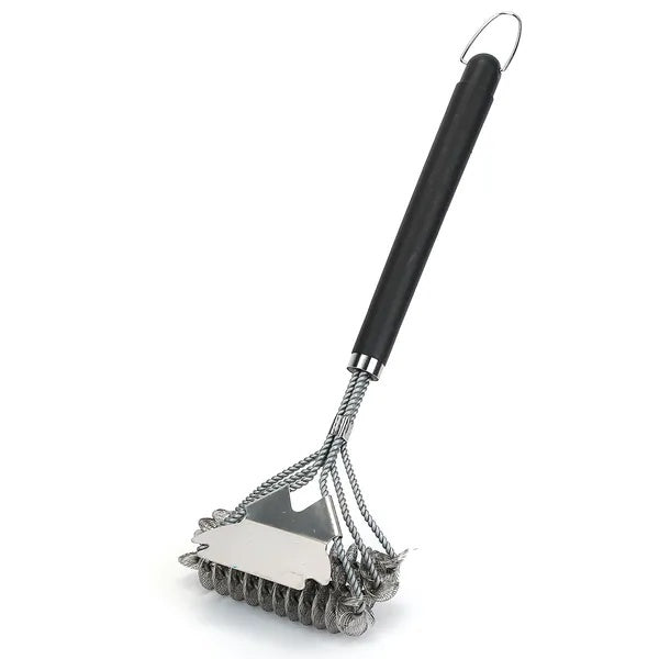 BBQ Grill Cleaning Brush Stainless Steel Barbecue Cleaner Scraper