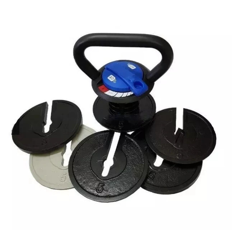 Adjustable round Chrome Weight Dumbbell Kettlebell Set Gym Kettlebell Weights