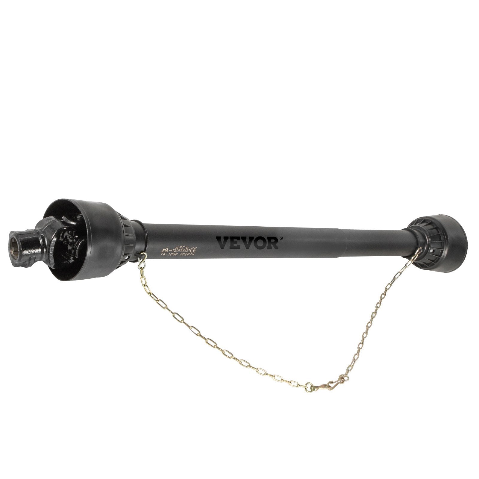 VEVOR PTO Shaft 1 PTO Drive Shaft, 6 Spline End Round End PTO Driveline Shaft, Series 4 Tractor PTO Shaft,  Brush Hog PTO Shaft, Black PTO Shaft For Bush