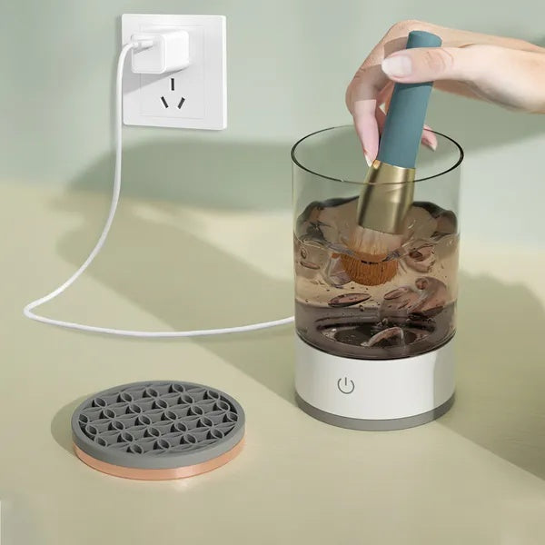 3 In 1 Makeup Brush Blender Cleaner Automatic Makeup Brush Cleaner Machine USB Powered Brush Drying