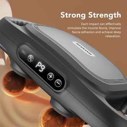 6 Head Massage Gun Deep Tissue Professional Muscle Massager Fascia Gun High Frequency Vibration Fitness Exercise 9 Modes 9 Gears