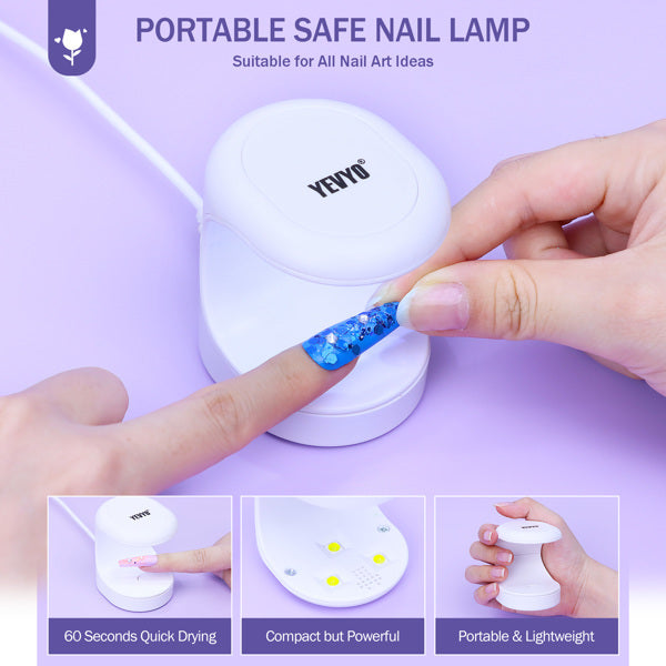 Acrylic Nail Polish Kit, Including Everything For Beginners, Professional Nail Primer Kit